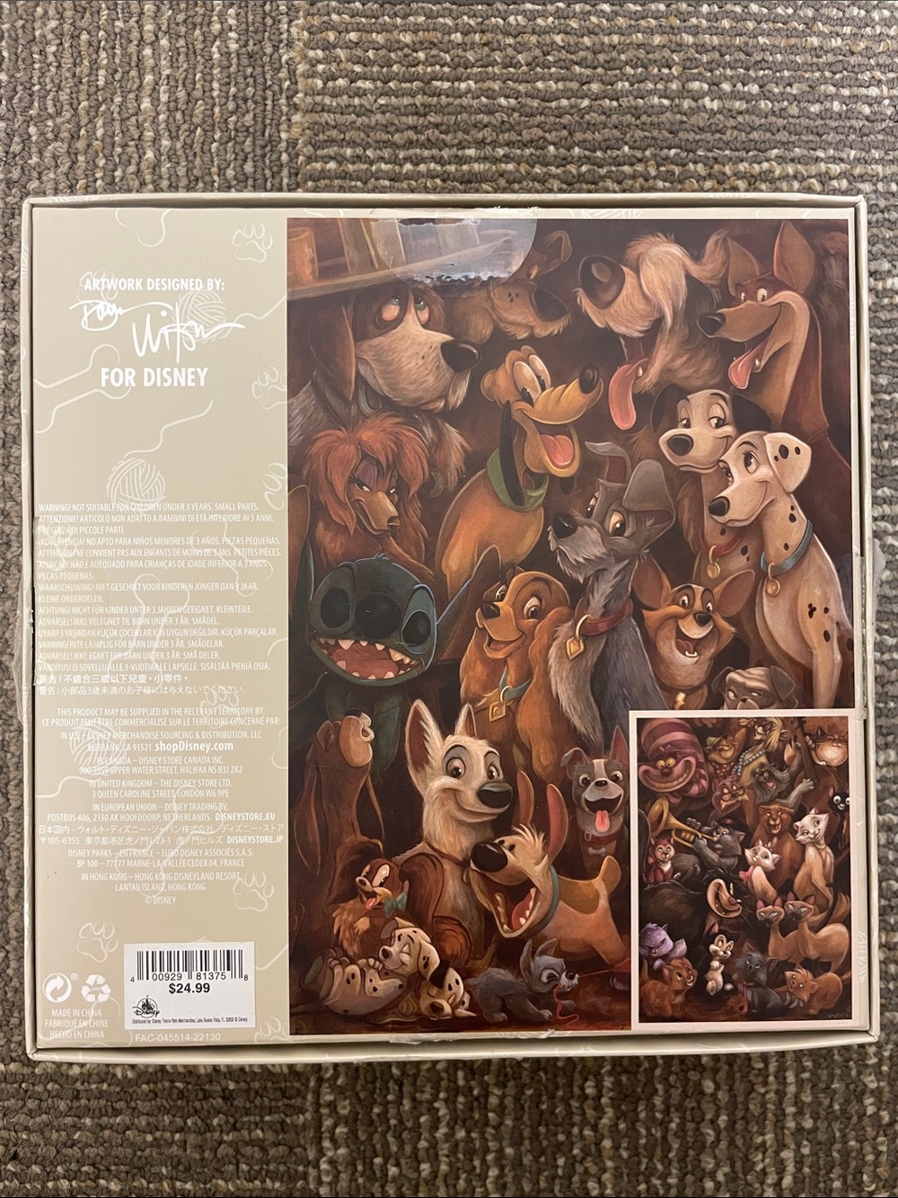Disney Double-Sided 1000-Piece Cat & Dog Puzzle 🧩 - Picture 2 of 2
